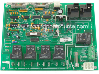 6600-032, Sundance Spas Circuit Boards, 1992-1994 400 System Board