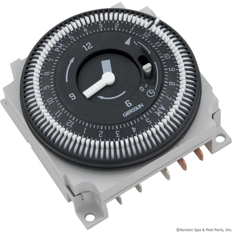 Grasslin Time Clock 24Hr 240Volt W/Override