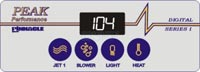 Pinnacle Spa Side Controls